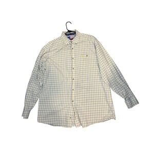 Wrangler George Strait Cowboy Cut Collection Plaid Button Down Shirt Mens
